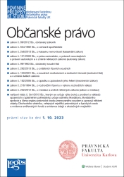 Povinné předpisy ke studiu: Občanské právo